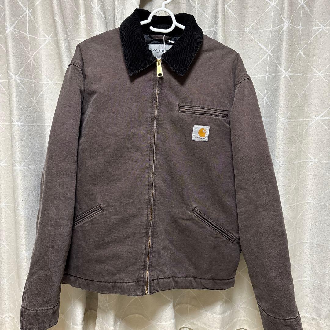 Carhartt WIP OG デトロイトジャケット S タバコ/ブラック - メルカリ