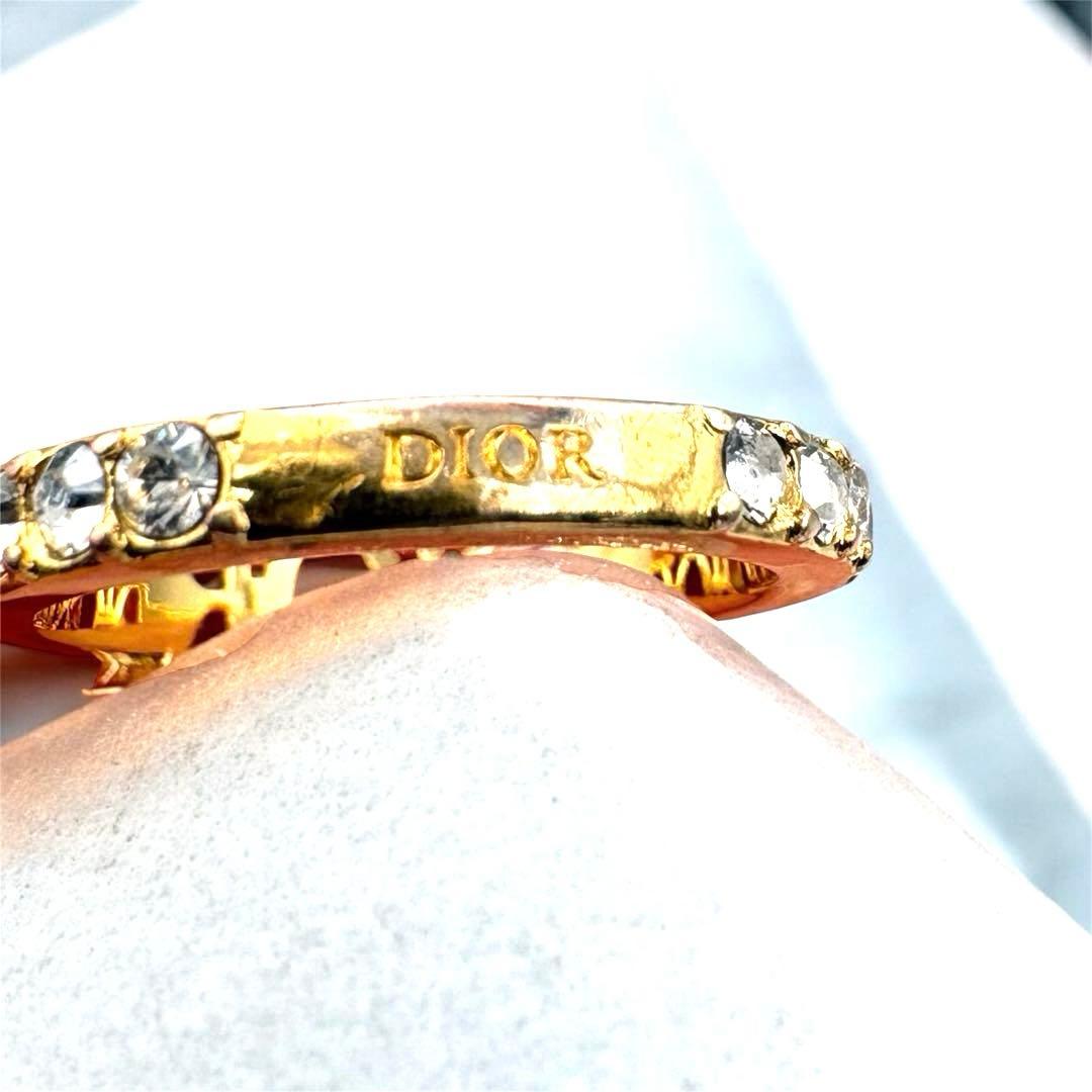 M*I様 【Dior 】ゴールド ロゴリング クリスタル装飾 - メルカリ