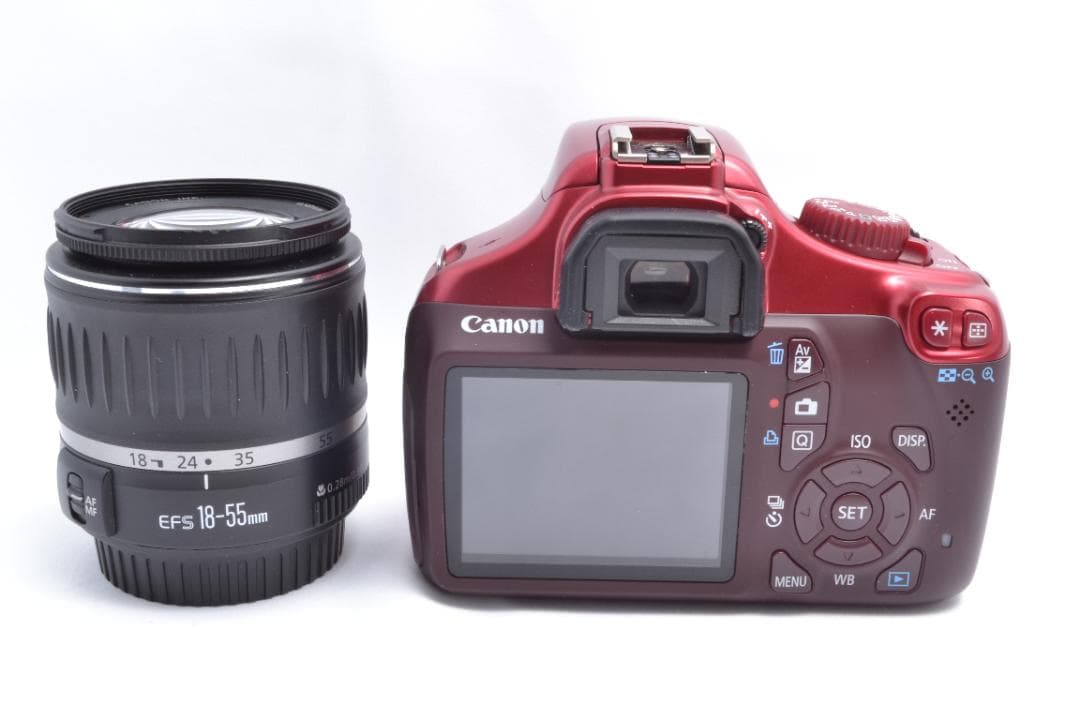 美品✨Canon Kiss X50✨標準レンズ✨初期不良保証✨希少レッドカラー