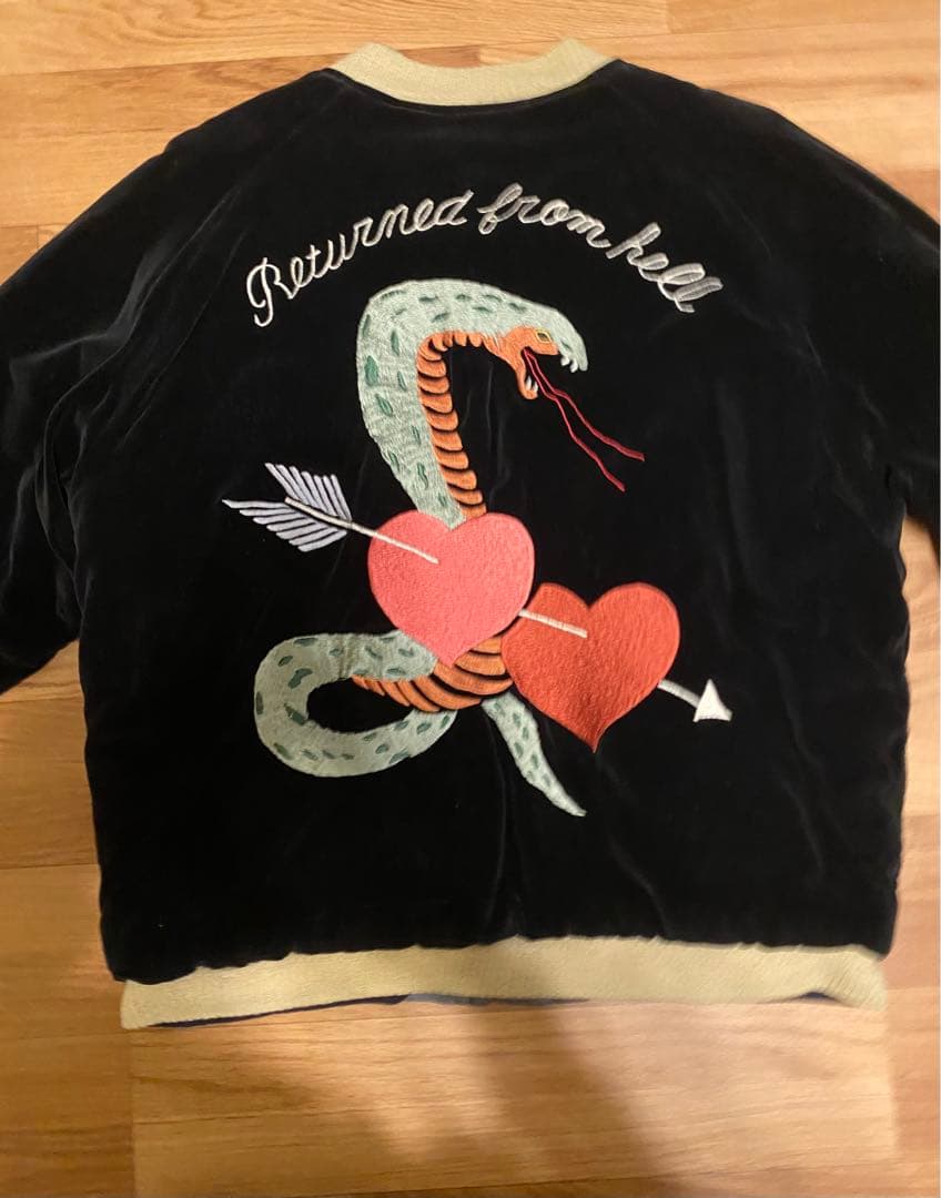 特大港商スカジャンスペシャルTT11201 コブラ×虎