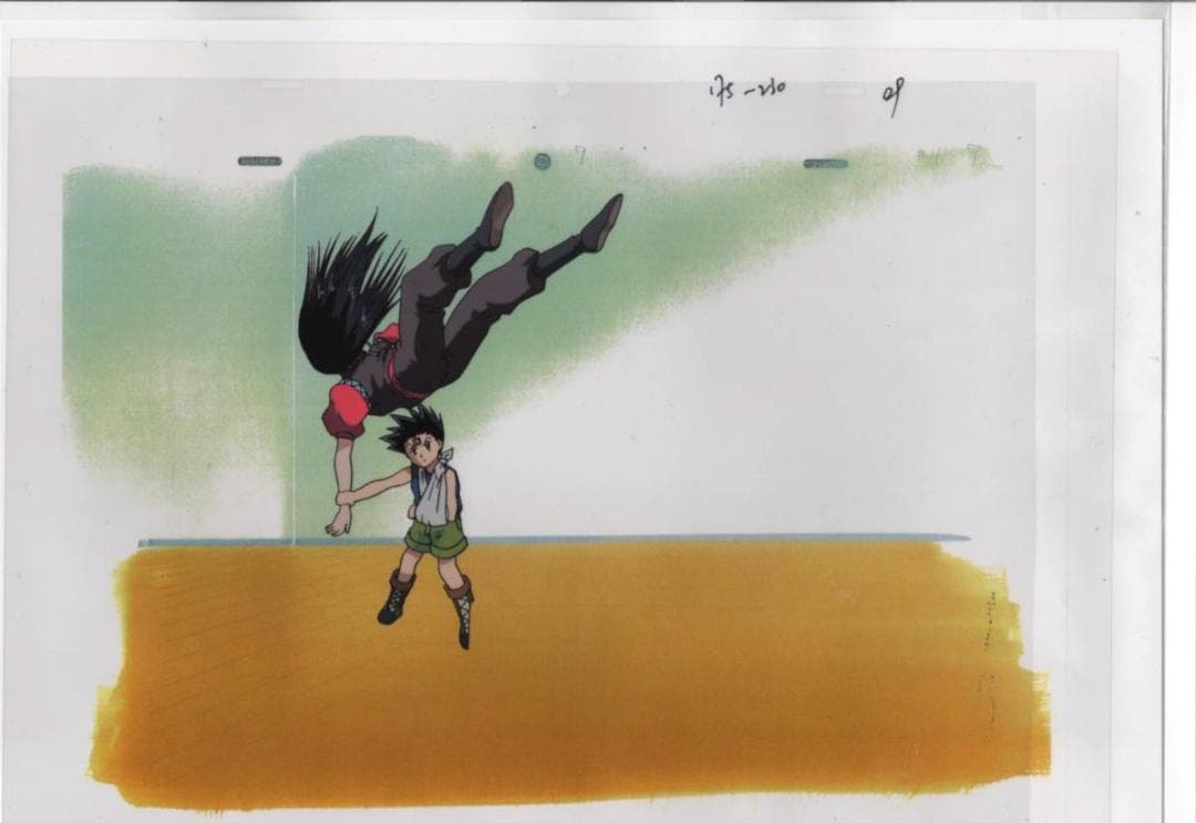 HUNTER×HUNTER ハンターハンター ゴン イルミ 大判 セル画 HUNTER