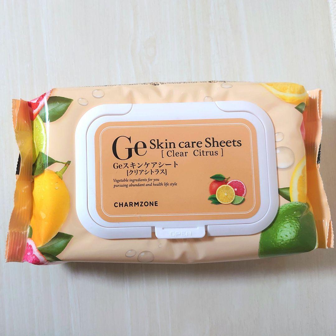 チャームゾーンGeスキンケアシート[クリアシトラス] - メルカリ