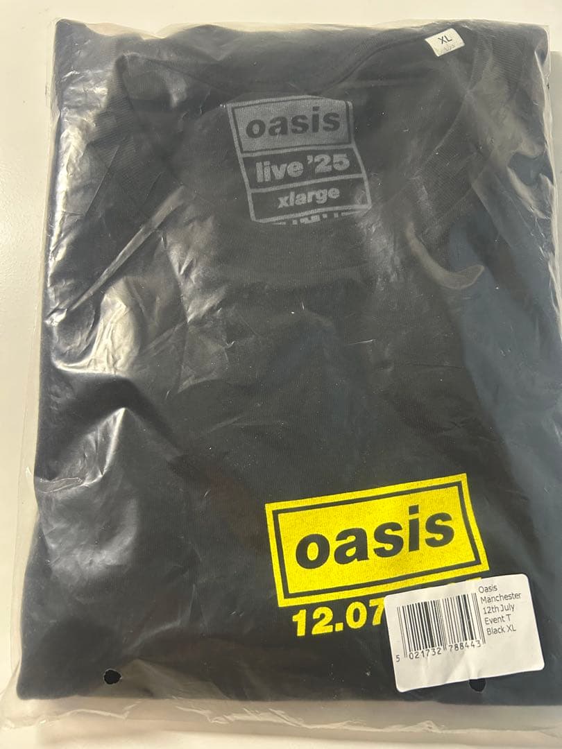 oasis live'25 Manchester 限定 Tシャツ XL
