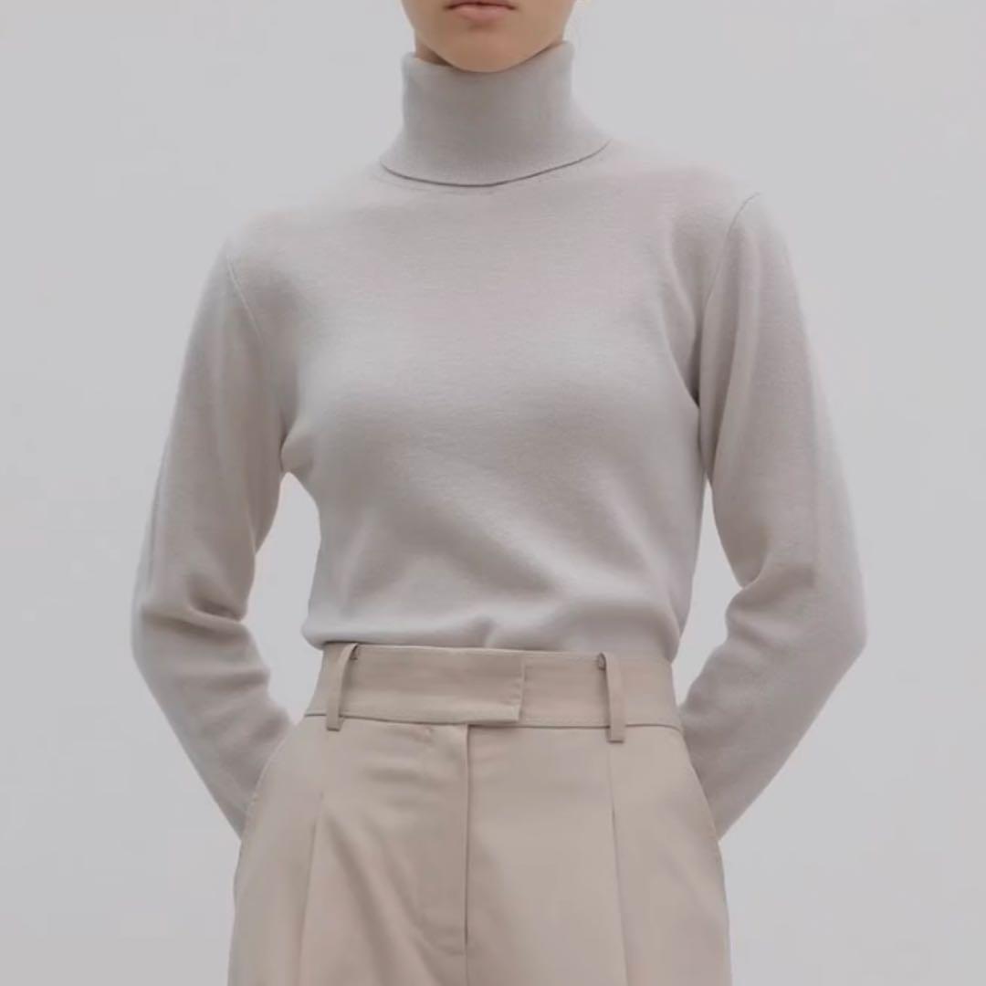 新品Na.e EVER SERIES Turtle Neck Slim Knit