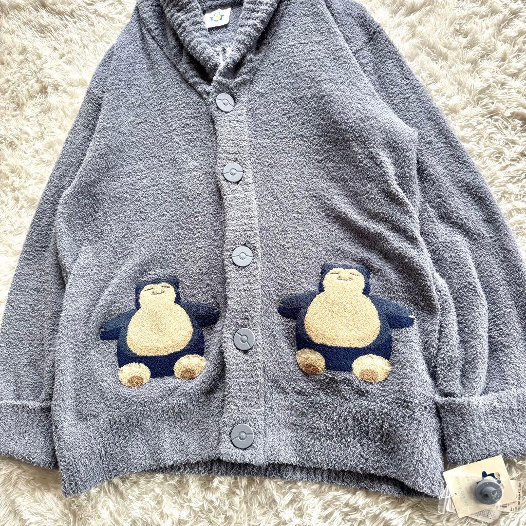 未使用・タグ付 ジェラートピケ カビゴン ポケモン カーディガン