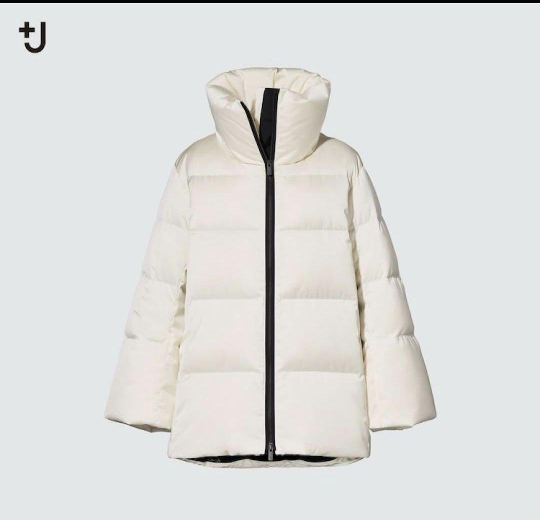 UNIQLO ＋J ジルサンダー ホワイト ダウンボリューム ジャケット