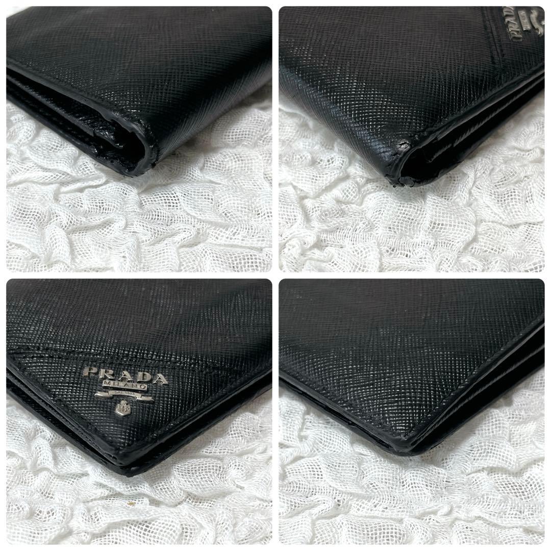 良品✨プラダ 長財布 三角ロゴ 近年モデル サフィアーノレザー