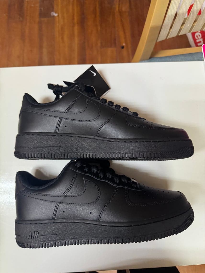 靴 26.5cmNike air force 1 low black