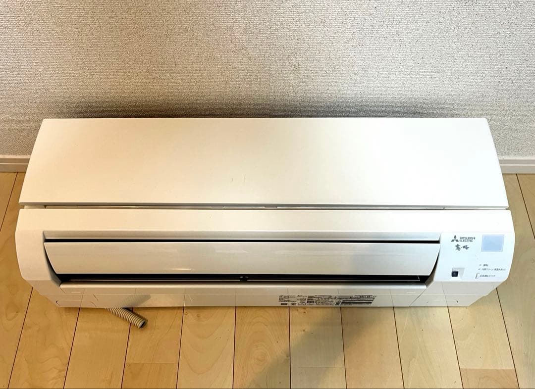 2023年製、使用頻度少ない！ 三菱霧ヶ峰エアコン室外機セット 霧ヶ峰 三菱電機 MSZ-ZXV5624S-W ルームエアコン Zシリーズ 18畳用