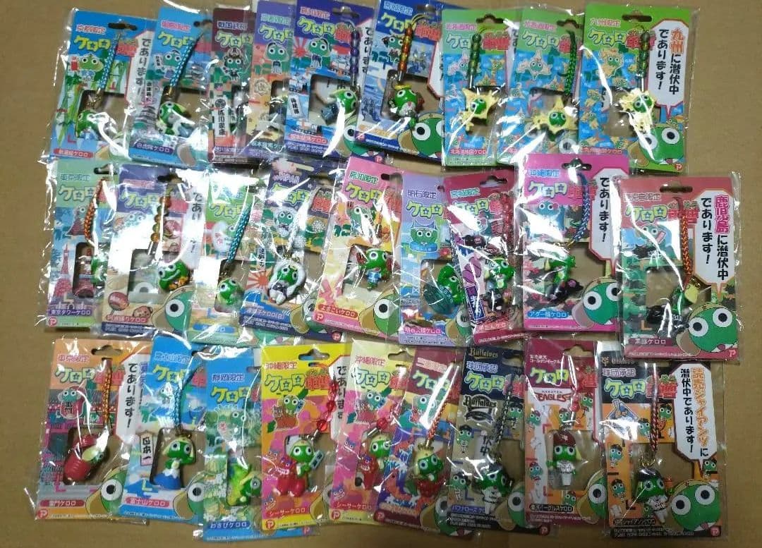 ケロロ軍曹　ご当地ストラップ　27点セット ケロロ軍曹 ご当地 ストラップ｜Yahoo!フリマ（旧PayPayフリマ）