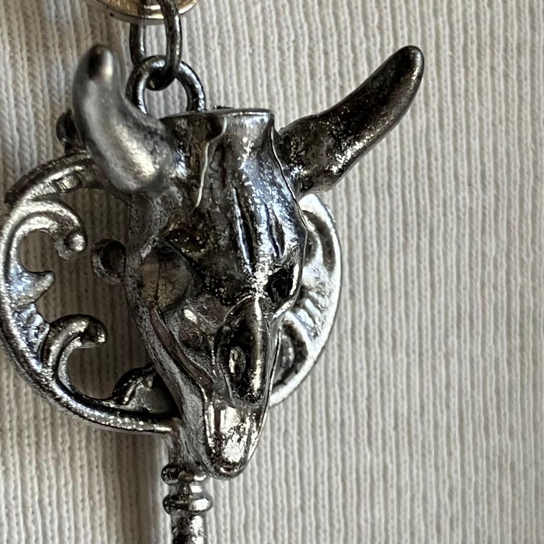 一点物】ジャンポールゴルチエ ネックレス バッファロースカル 南京錠