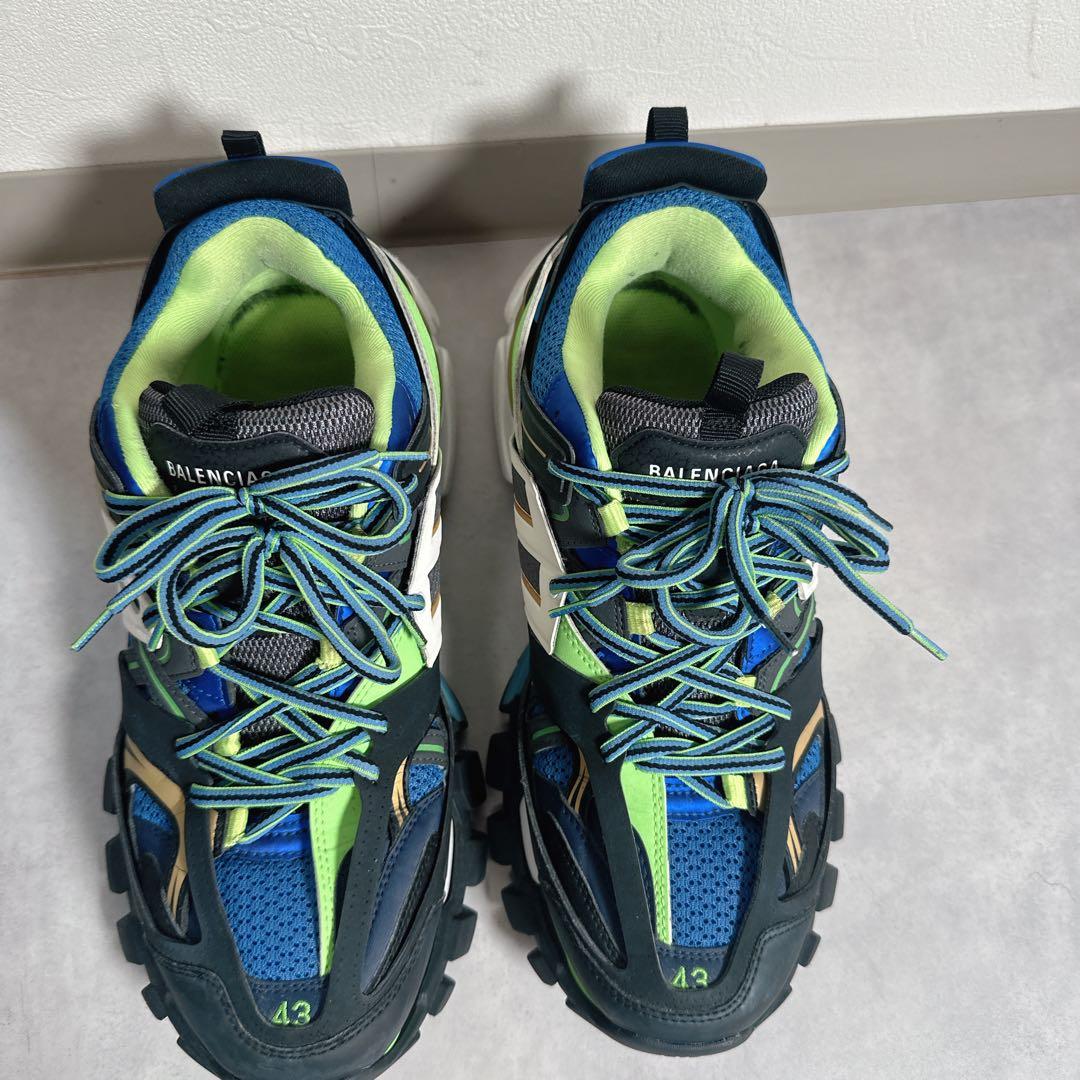 28.5cm BALENCIAGA トラックトレーナー メッシュ スニーカー