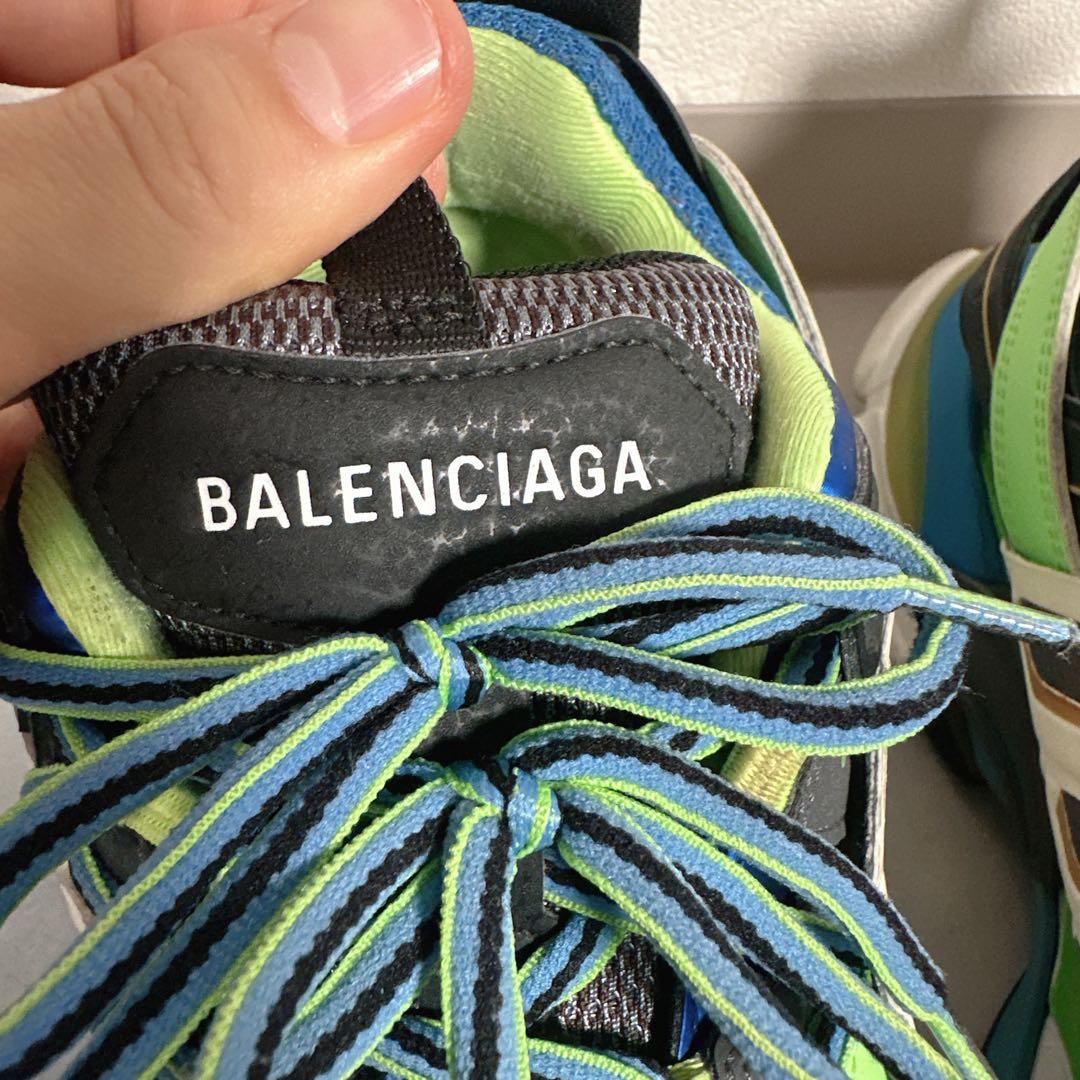 28.5cm BALENCIAGA トラックトレーナー メッシュ スニーカー