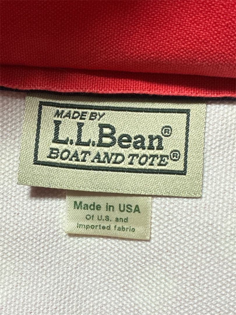 L.L.Bean BOAT AND TOTE 赤ドット