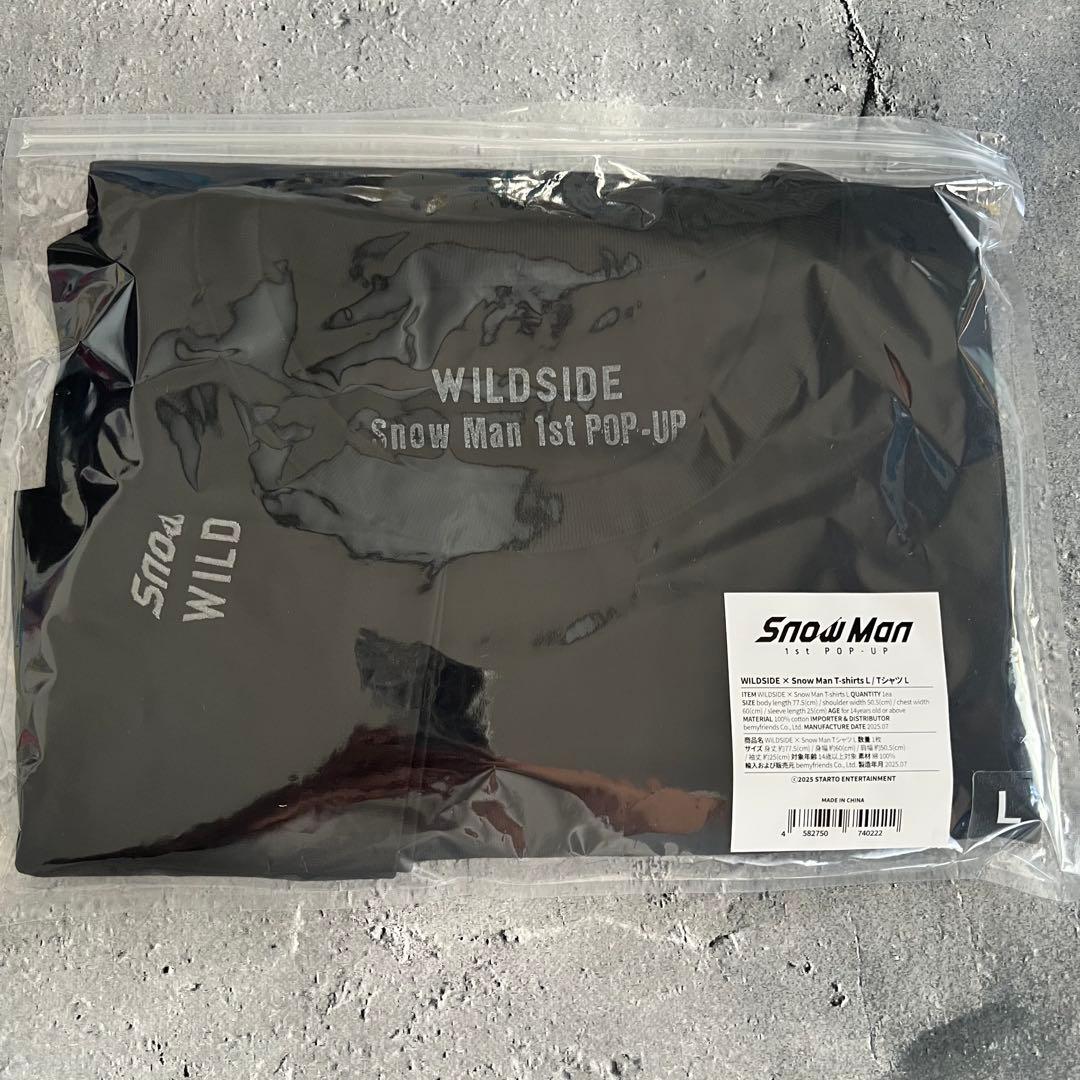 Snow Man 韓国 ポップアップ Tシャツ YOHJI YAMAMOTO L - メルカリ