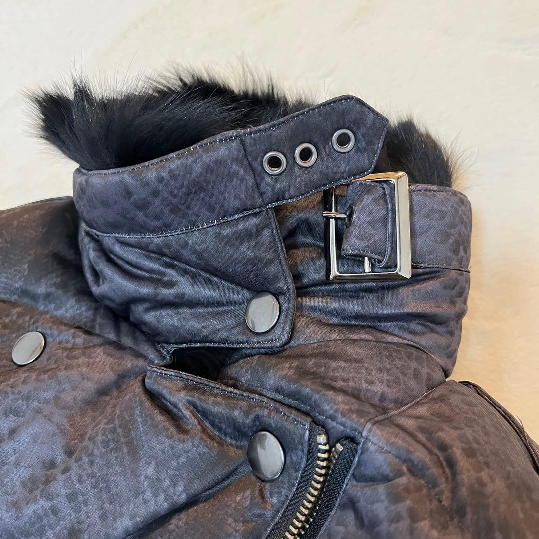 ダーマコレクション ダウンコート フォックスファー 大きいサイズ 【美