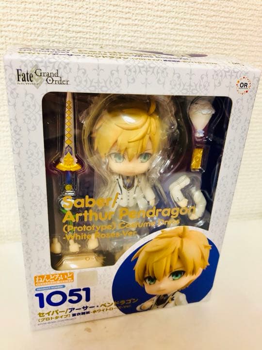 アーサー・ペンドラゴン FGO ねんどろいど 霊基再臨 ホワイトローズ セット