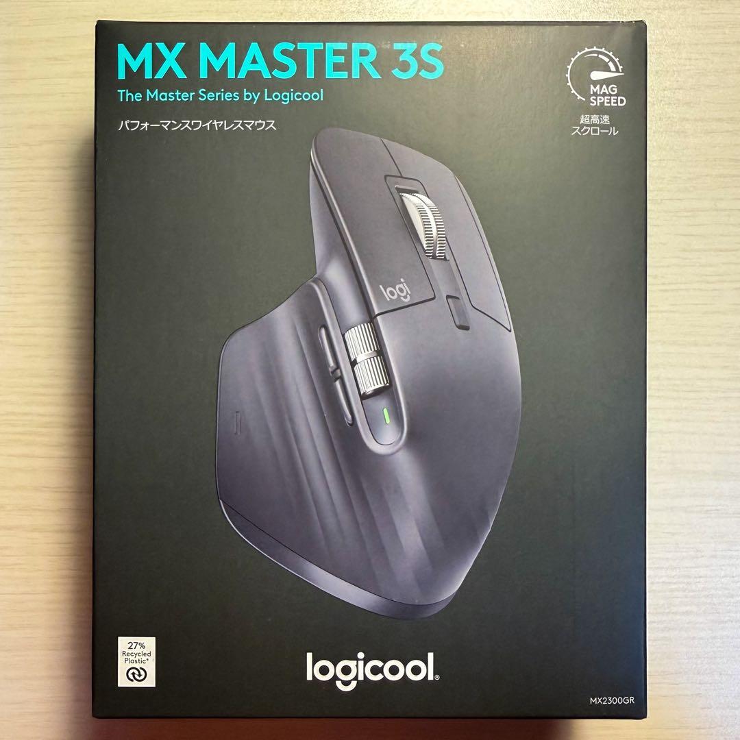 Logicool MX MASTER 3S ワイヤレスマウス 未開封品 ロジテック Logitech Mx Master 3s Graphite ワイヤレス マウス 静音