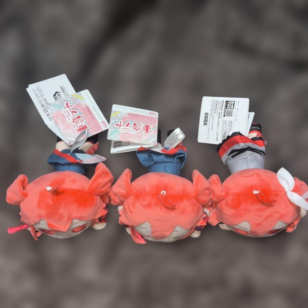 新品・タグ付き】重音テト 寝そべりぬいぐるみ 全3種セット - メルカリ