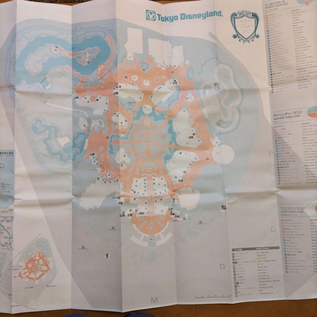 東京ディズニーランドガイドマップ開園当時1983年 - メルカリ