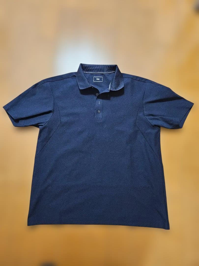 PGG メンズポロシャツ ネイビー サイズ6 楽天市場】ポロシャツ メンズ 半袖 吸汗速乾 日本製生地 サッカー生地