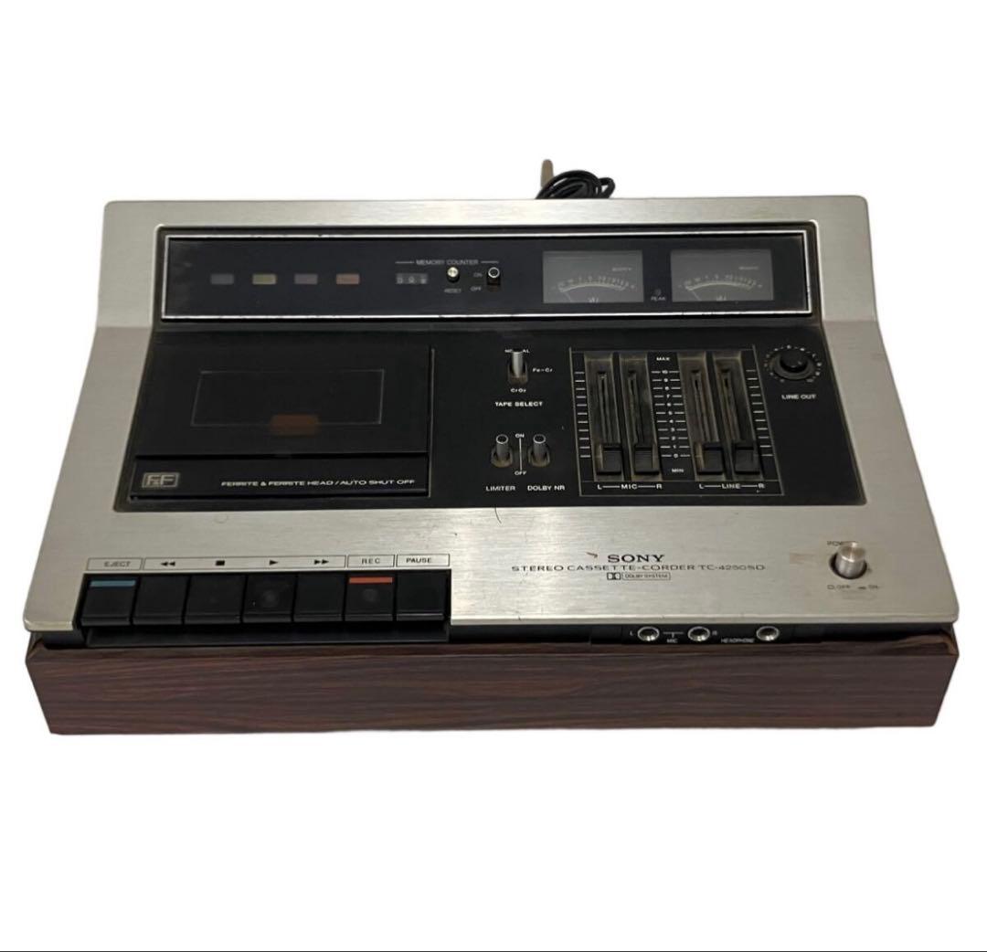 SONY TC-4250SD カセットデッキ 音響機材 ソニー ジャンク - メルカリ