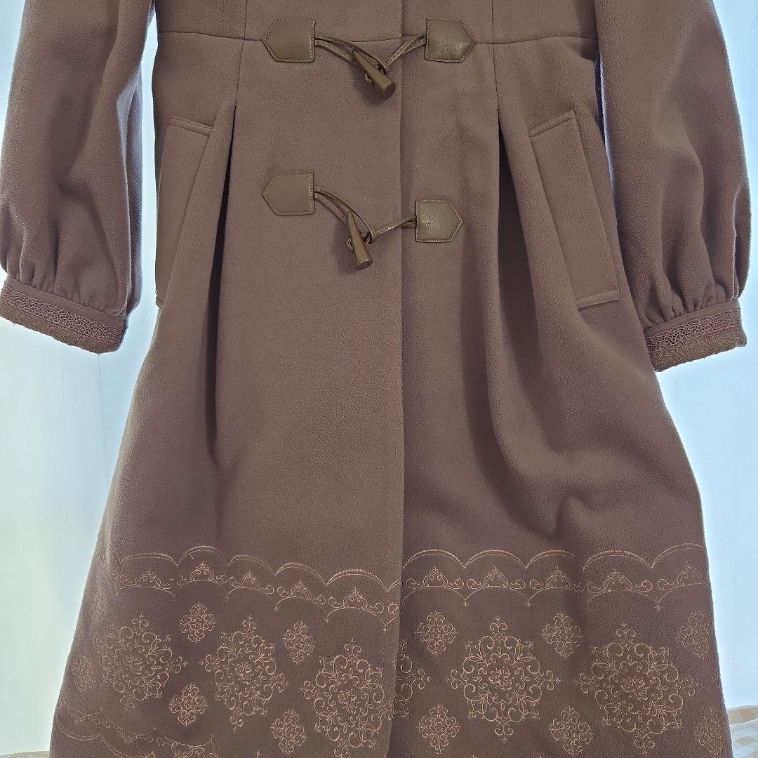 axes パネル刺繍ダッフルコート コート ラベンダー - メルカリ