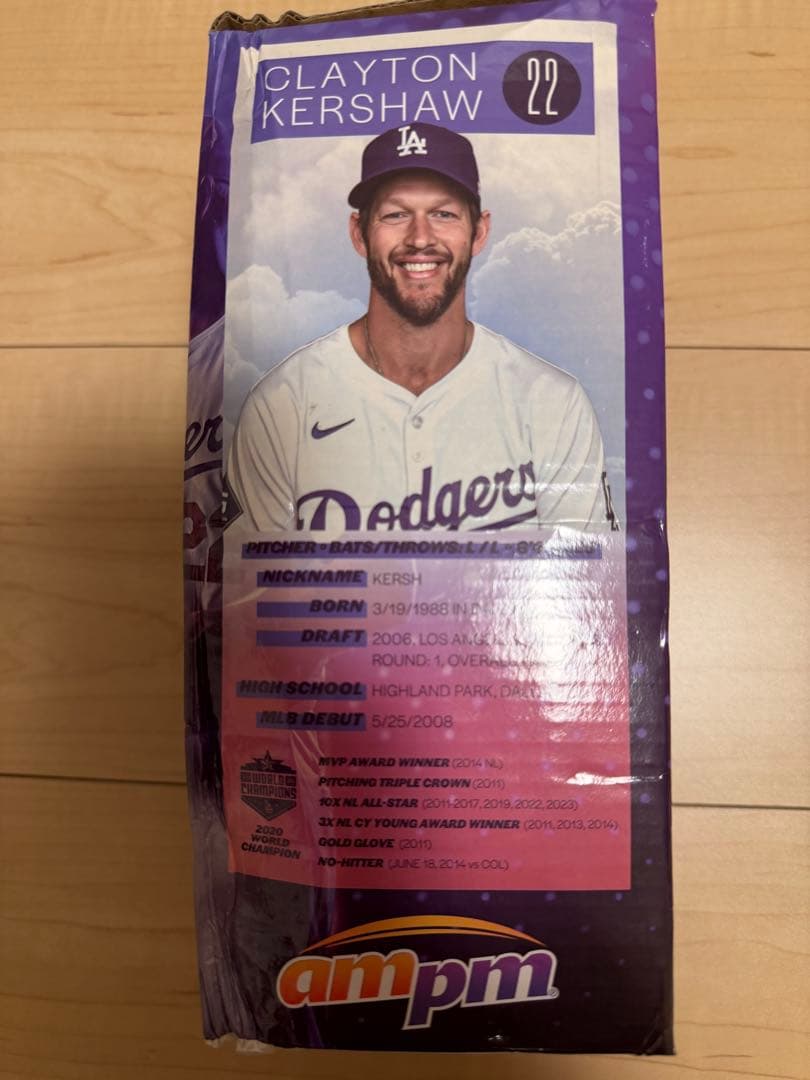 2025引退 ドジャース カーショウ ボブルヘッド フィギュア 22 - メルカリ