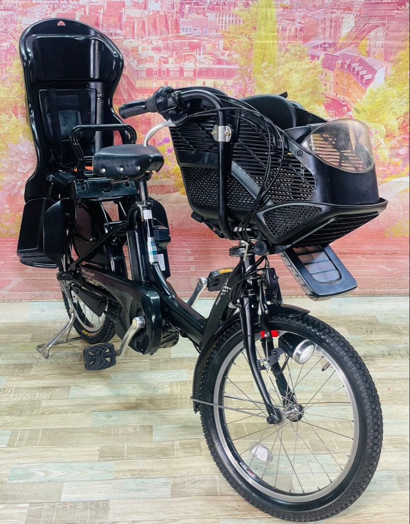 ZK3484 電動自転車 ブリヂストン アンジェリーノ 子供乗せ 20インチ