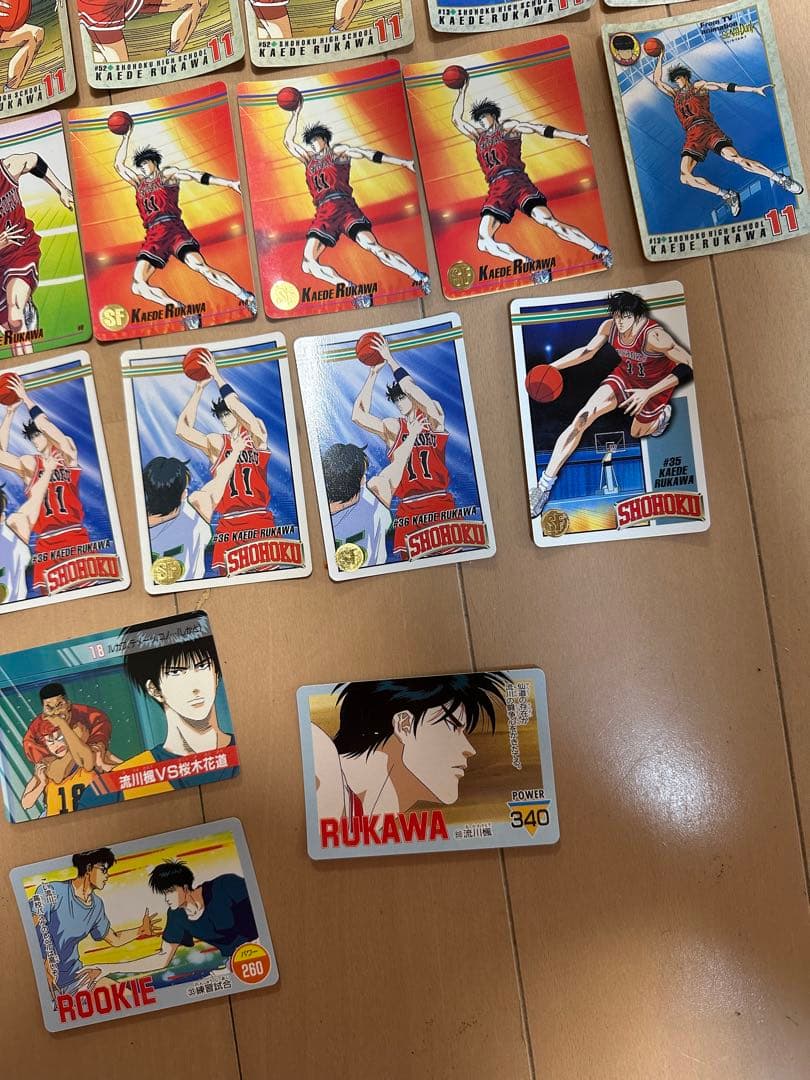 バラ売り可】流川楓、61枚、SLAM DUNK スラムダンク カードダス - メルカリ