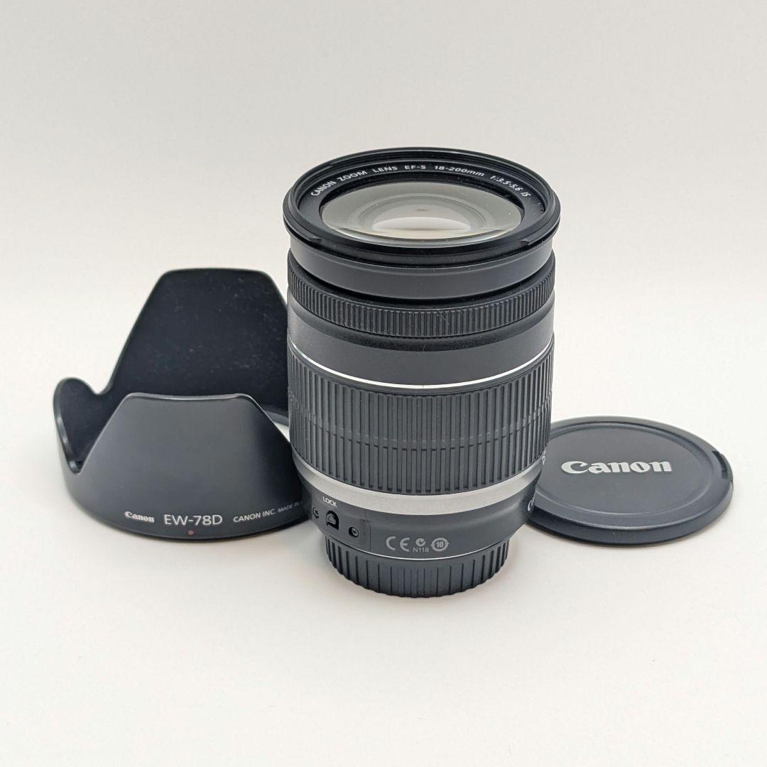 レンズ(ズーム) Canon EF-S 18-200mm f3.5-5.6 IS