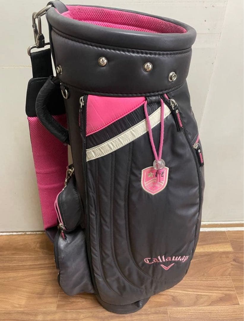 Callaway レディース キャディバッグ ブラック/ピンク - メルカリ