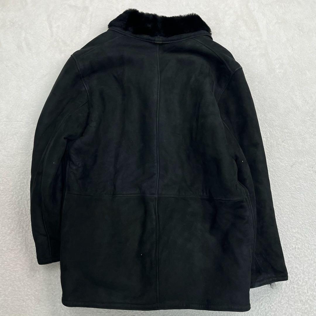 BARBICHE イタリア製 ムートンジャケット ブラックダブル VINTAGE