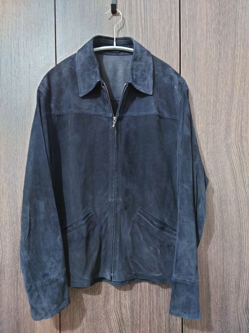 COMOLI シープスエード ジップショートジャケット サイズ1 NAVY - メルカリ