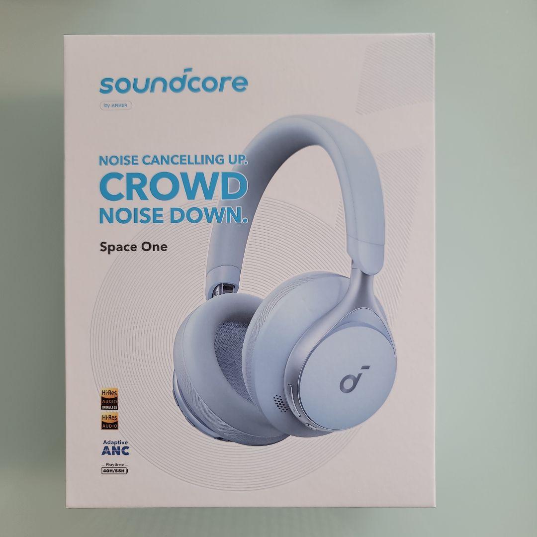 Soundcore Space One ワイヤレスヘッドホン　ANKER Amazon.co.jp: Anker Soundcore Space One (Bluetooth 5.3 ワイヤレス