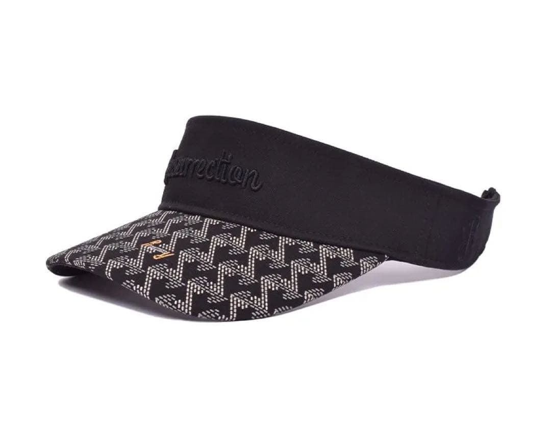 レザレクションGMブリムサンバイザー / ブラック BE12SV01 レザレクション GMブリムサンバイザー BE12SV01 | レディースゴルフ