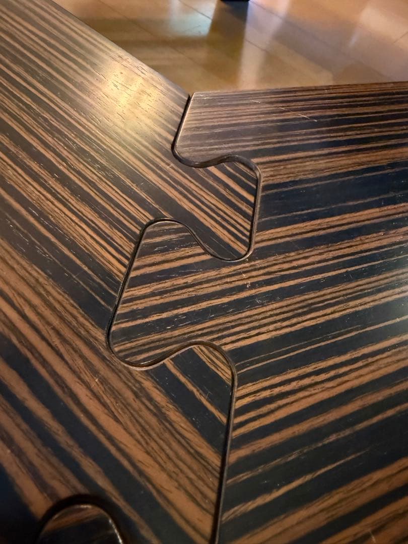 The arth ヘキサテーブル 黒しま次郎 六角テーブル - メルカリ