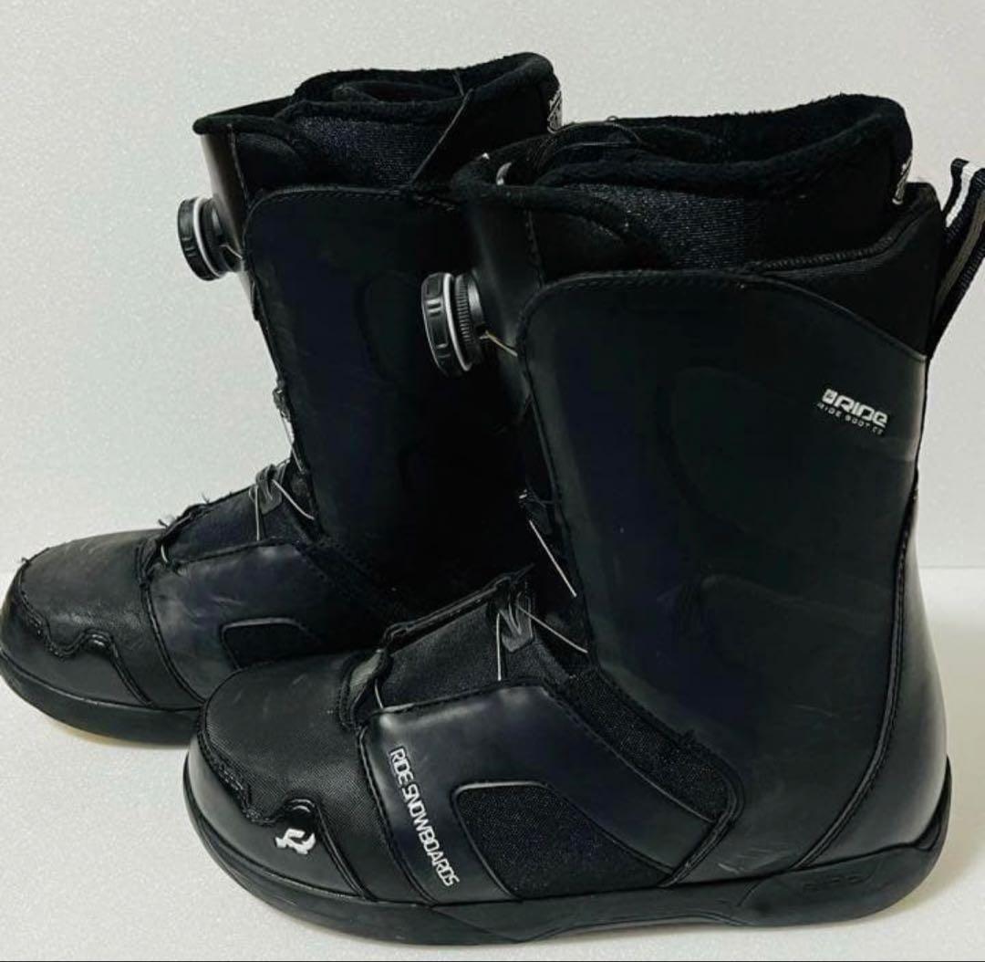 RIDE スノーボード ブーツ 26.5cm 黒 BoAボアワイヤーダイヤル