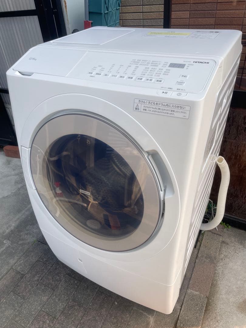 【高年式❗️ほぼ未使用】2024年製 日立ドラム式洗濯機 BD-SV120KL 高年式❗️ほぼ未使用】2024年製 日立ドラム式洗濯機 BD-SV120KL