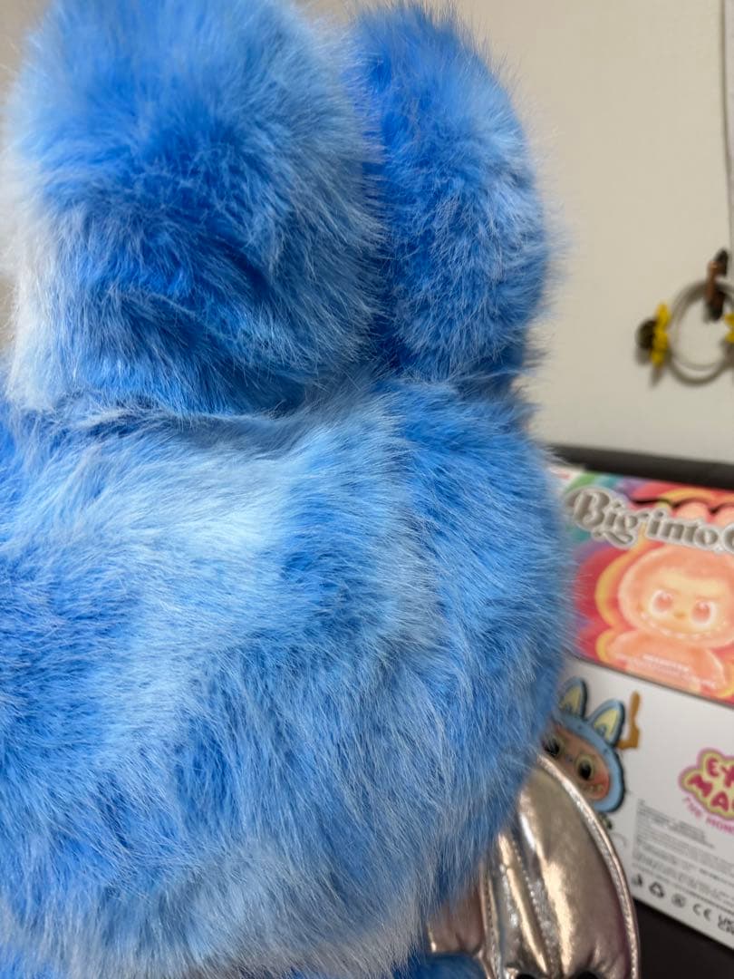 超特大60cmジモモ スカイブルー 羽付きスペシャルオーダー