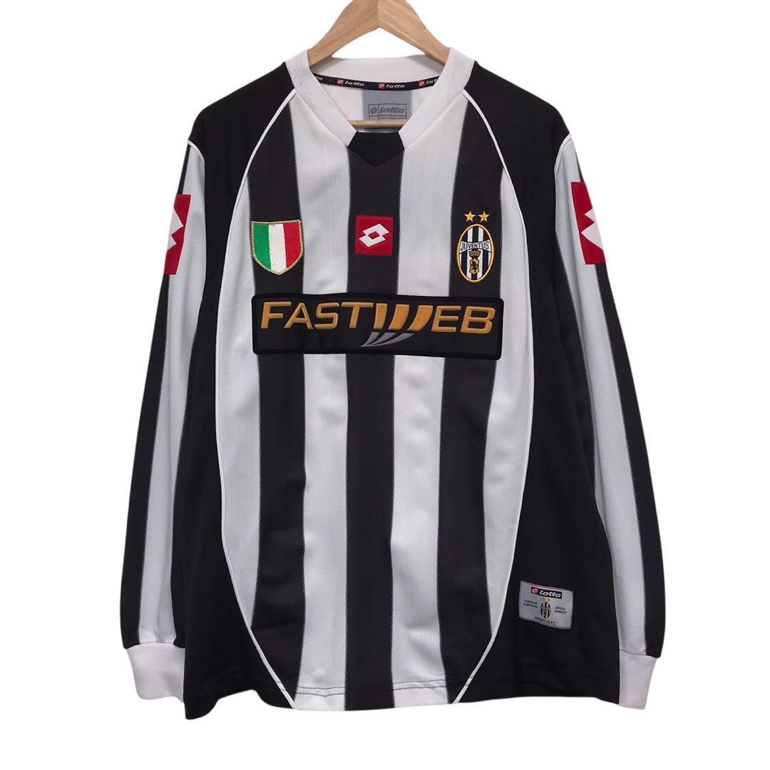 02-03 ロット×JUVENTUS ユベントス　長袖サッカーユニフォーム 02-03 ロット×JUVENTUS ユベントス 長袖サッカーユニフォーム - メルカリ