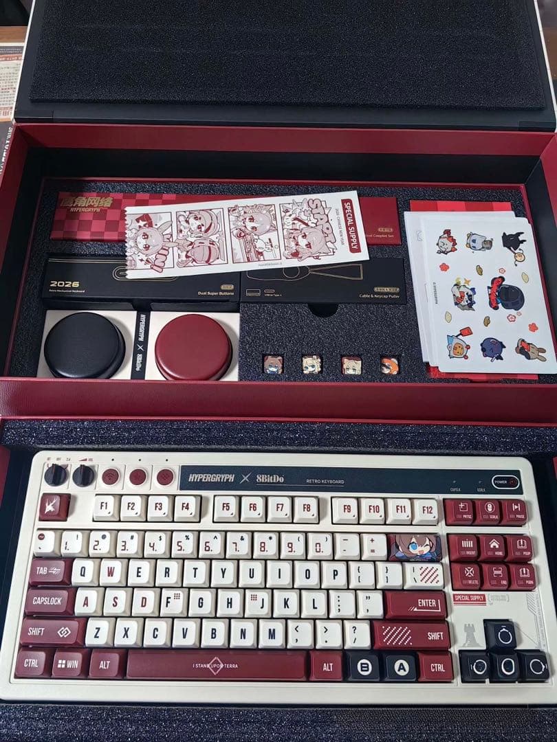 アークナイツ 8BitDoコラボ2026中国新年 機械式キーボード豪華セット新品