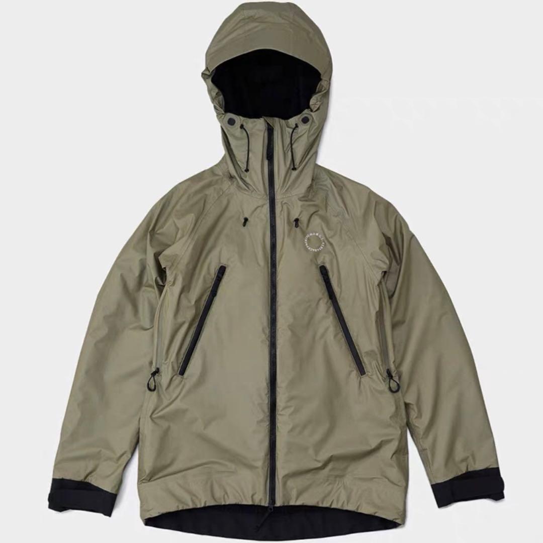 【山と道】Alpha Jacket M スレートカーキ 58g All-weather Alpha Jacket | 山と道 U.L. HIKE & BACKPACKING