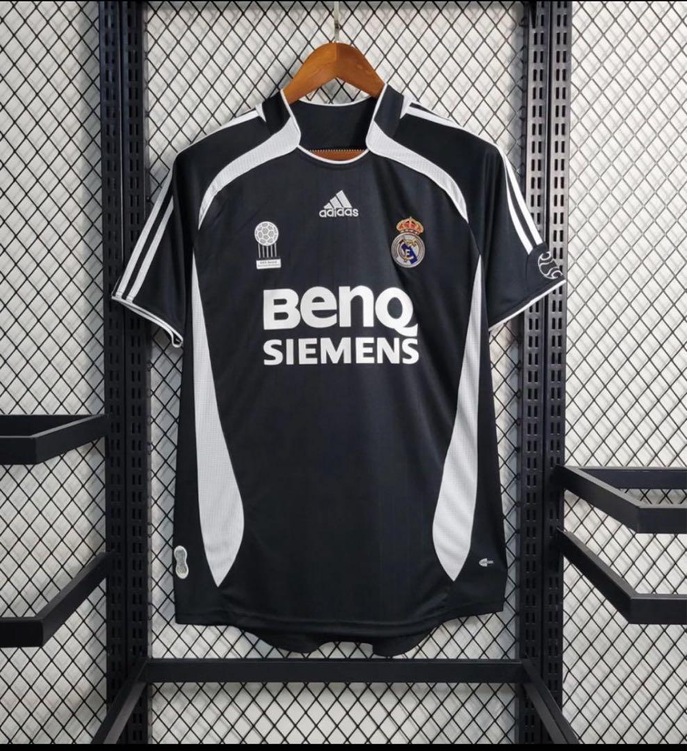 ベッカム着用 レアルマドリード2006サッカーユニフォームゲームシャツ