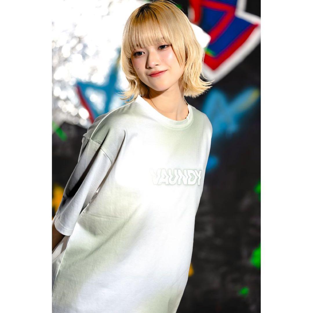 ミュージシャン VAUNDY Block Logo T-shirt FUSION Mint XL