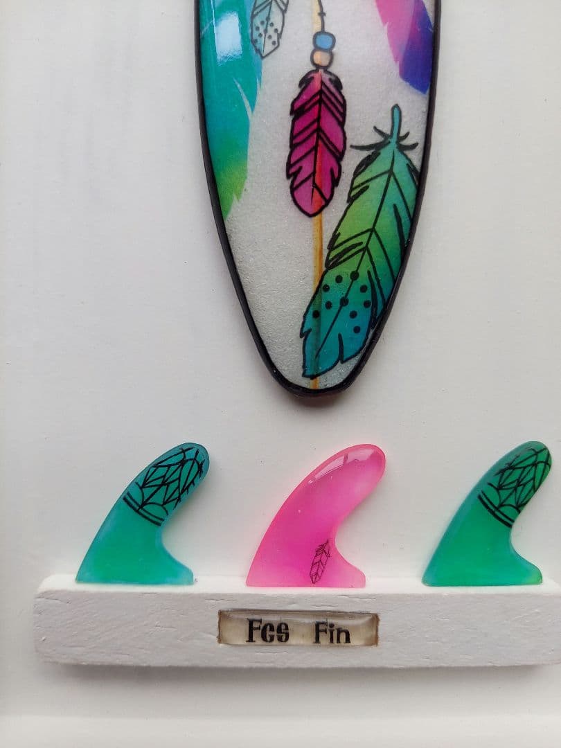 ミニチュア ビラボン好き サーフボード ロキシー好き壁掛け