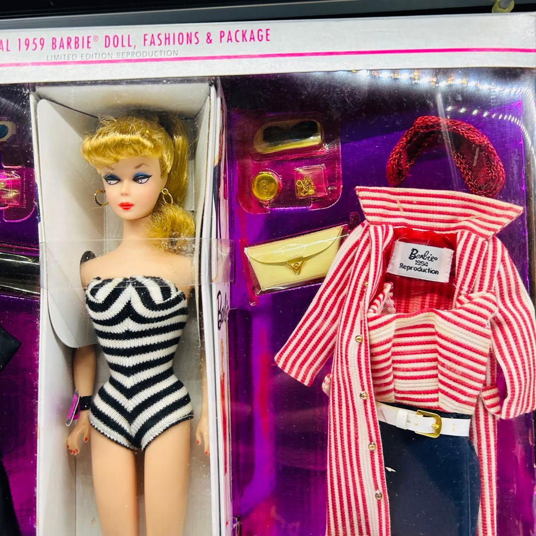 廃盤 レア バービー人形 35周年記念 バービー 初代バービー復刻版