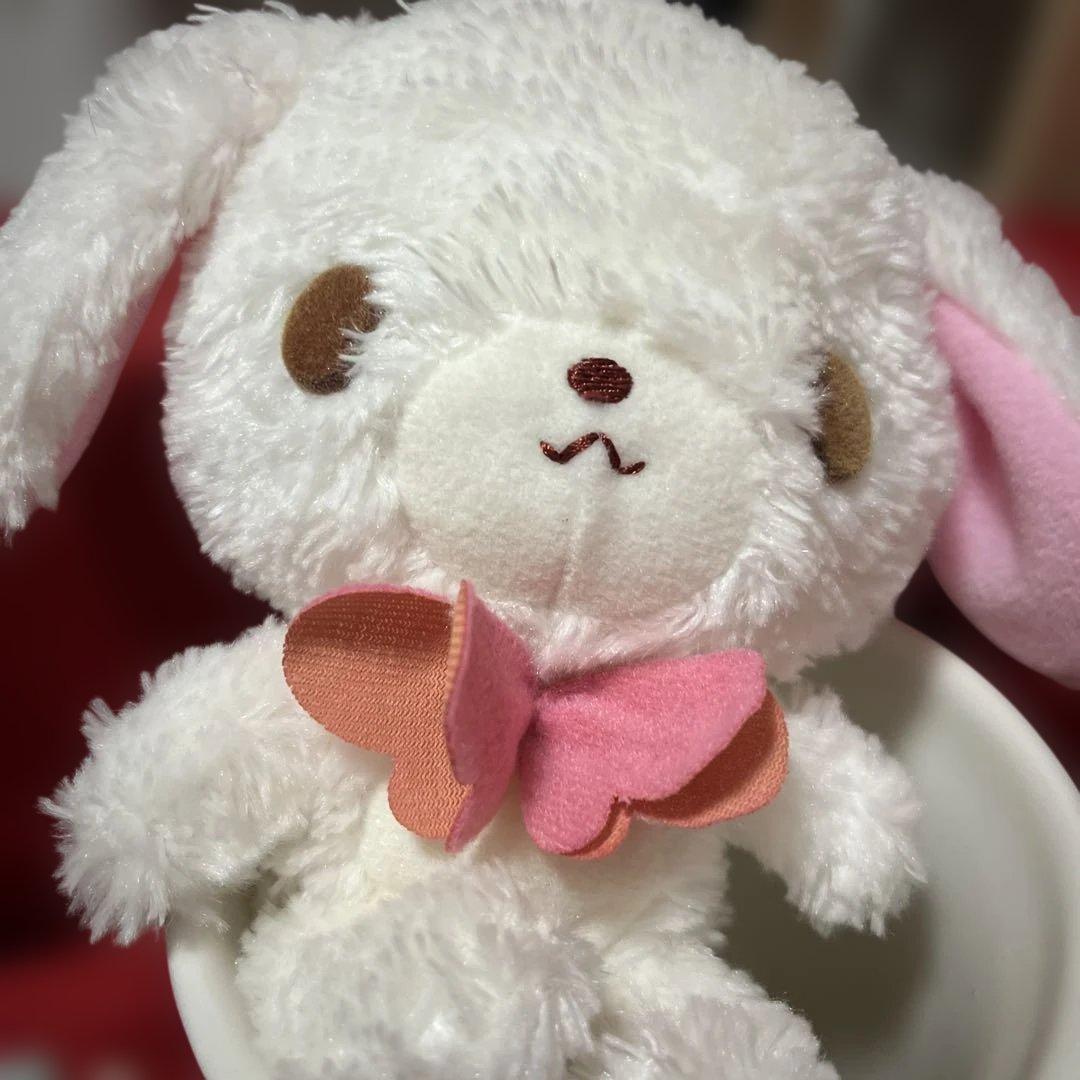 【希少】サンリオ シュガーバニーズ しろうさ マグカップ付きぬいぐるみ