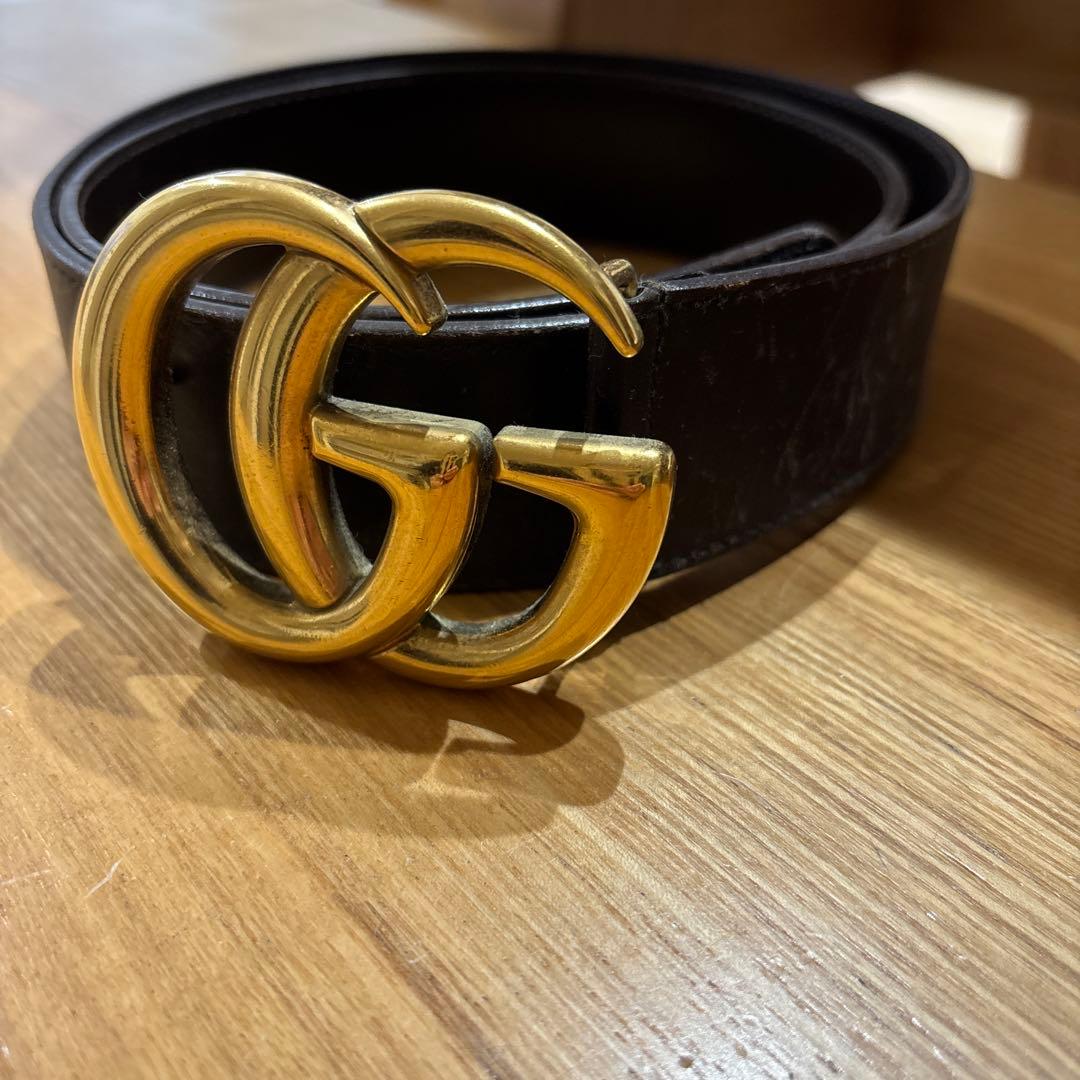 GUCCI GGロゴバックル ブラウンレザーベルト 楽天市場】GUCCI グッチ 370543 レザー ベルト インターロッキング GG