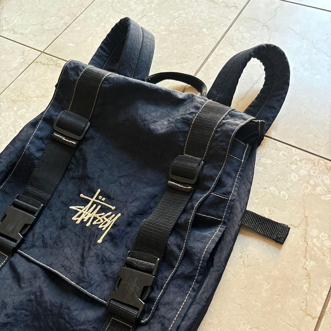 激レア90s old stussy nylon backpack vintage - メルカリ
